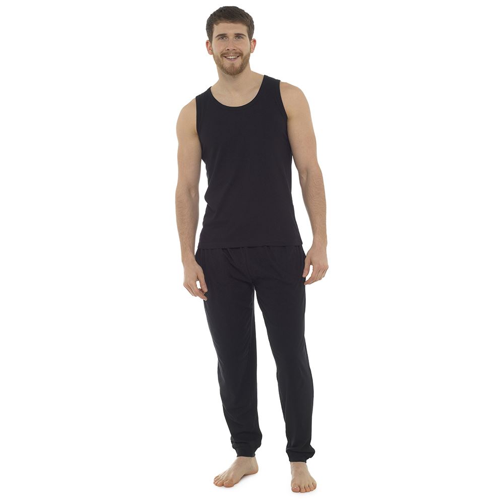 Mens Boys Cotton Pyjamas Short/Long Sleeve Nightwear Pyjama Set PJs Size M-XXL - Picture 2 of 29