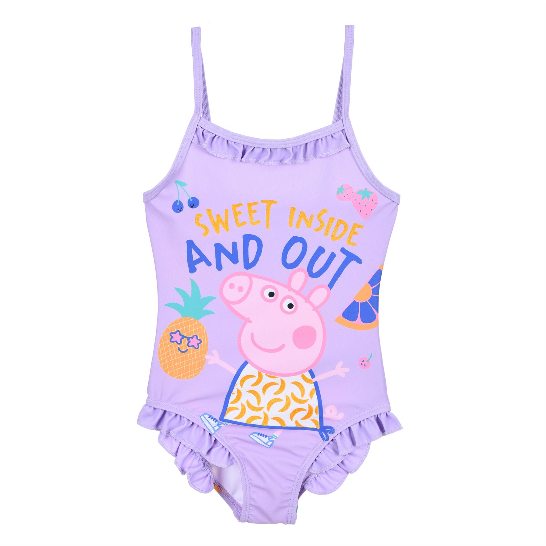 Girls Peppa Pig Swimming Costume Swimsuit Childs Infant Kids Swimwear - Picture 6 of 7