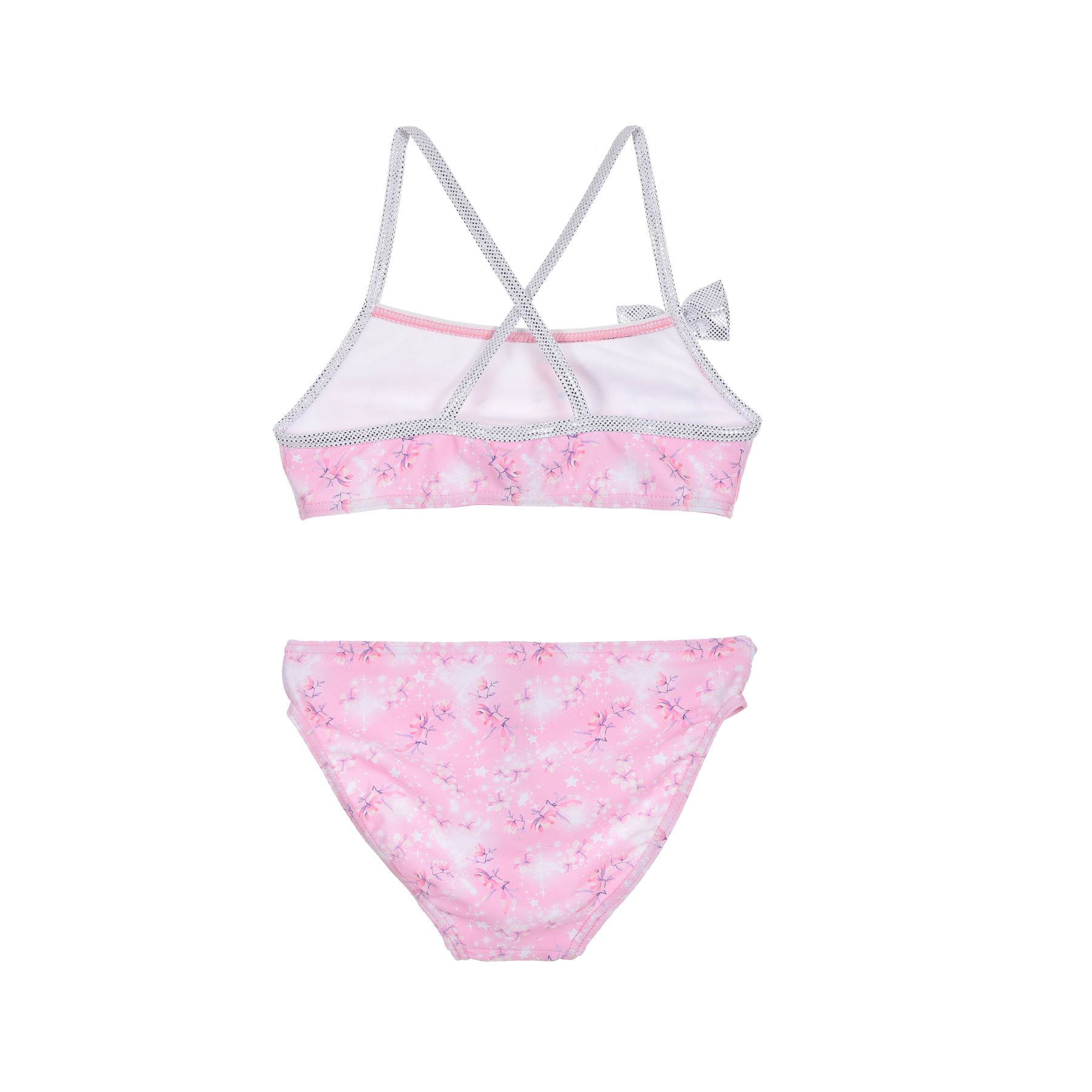 LOL Surprise Childrens//Kids Girls Stars//Stripes Bikini Set Pink Age 8 Years