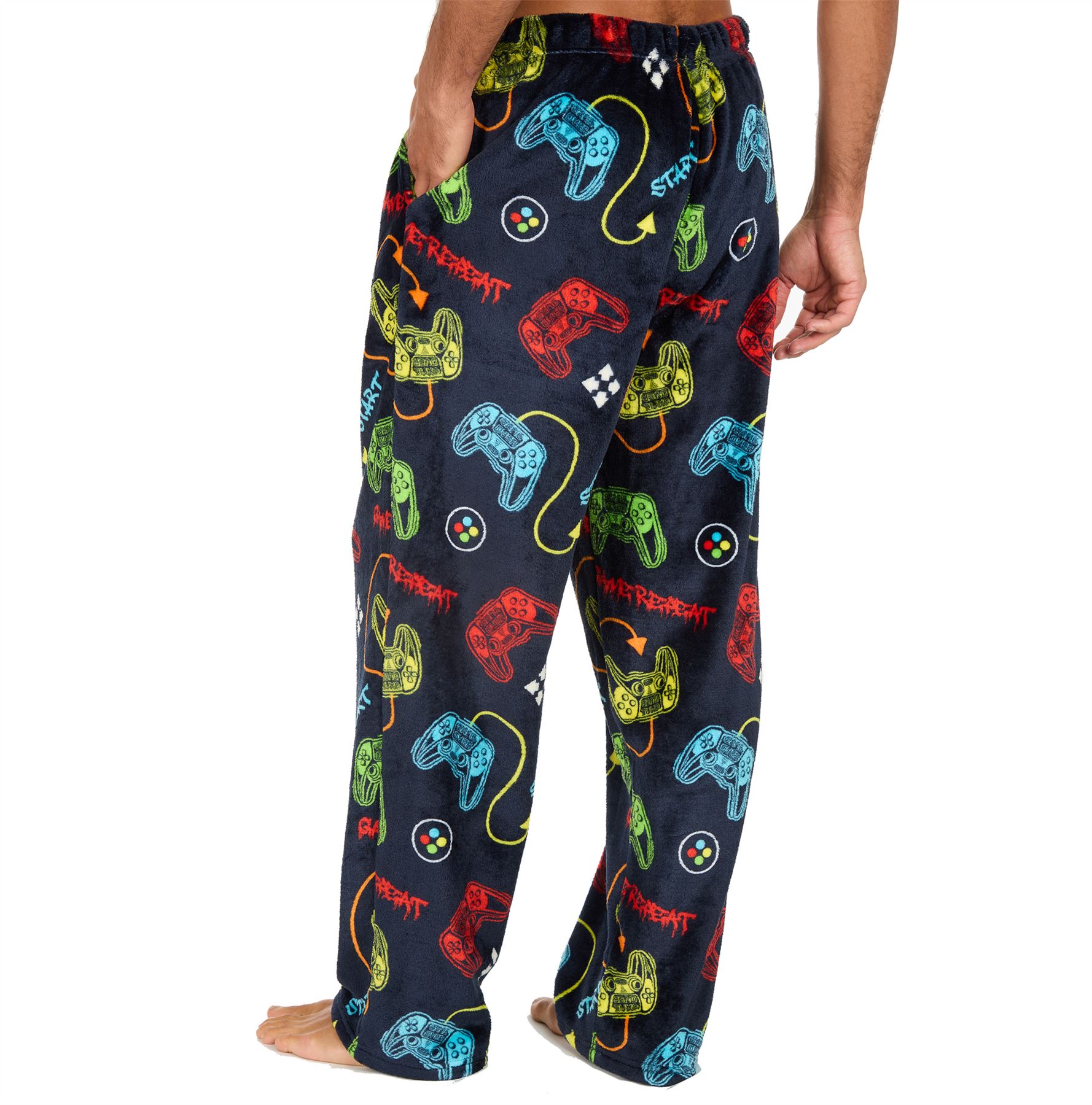 Pantalones de salón de lana para hombre Pantalones de pijama Pijamas Juegos Cuadros Talla S-XXL - Imagen 32 de 41