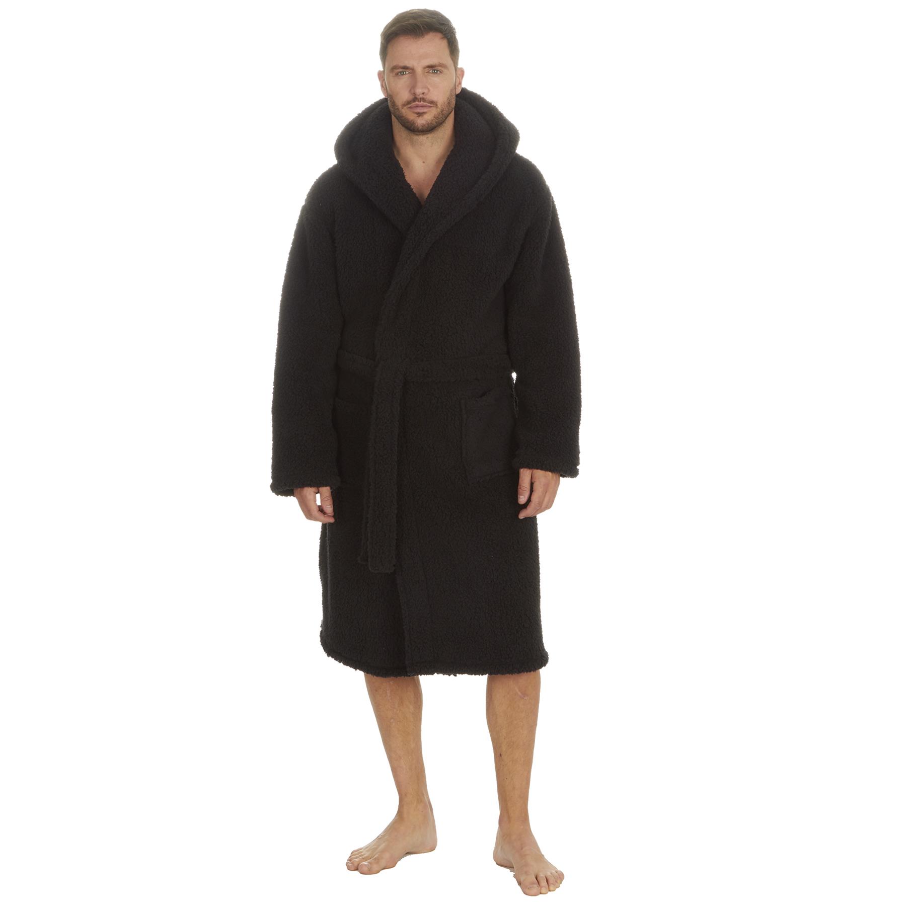 Para Hombres Cálido Vestido de Lanza Grueso Invierno Adultos Borg Vestido de Vestir M-XXL - Imagen 16 de 26