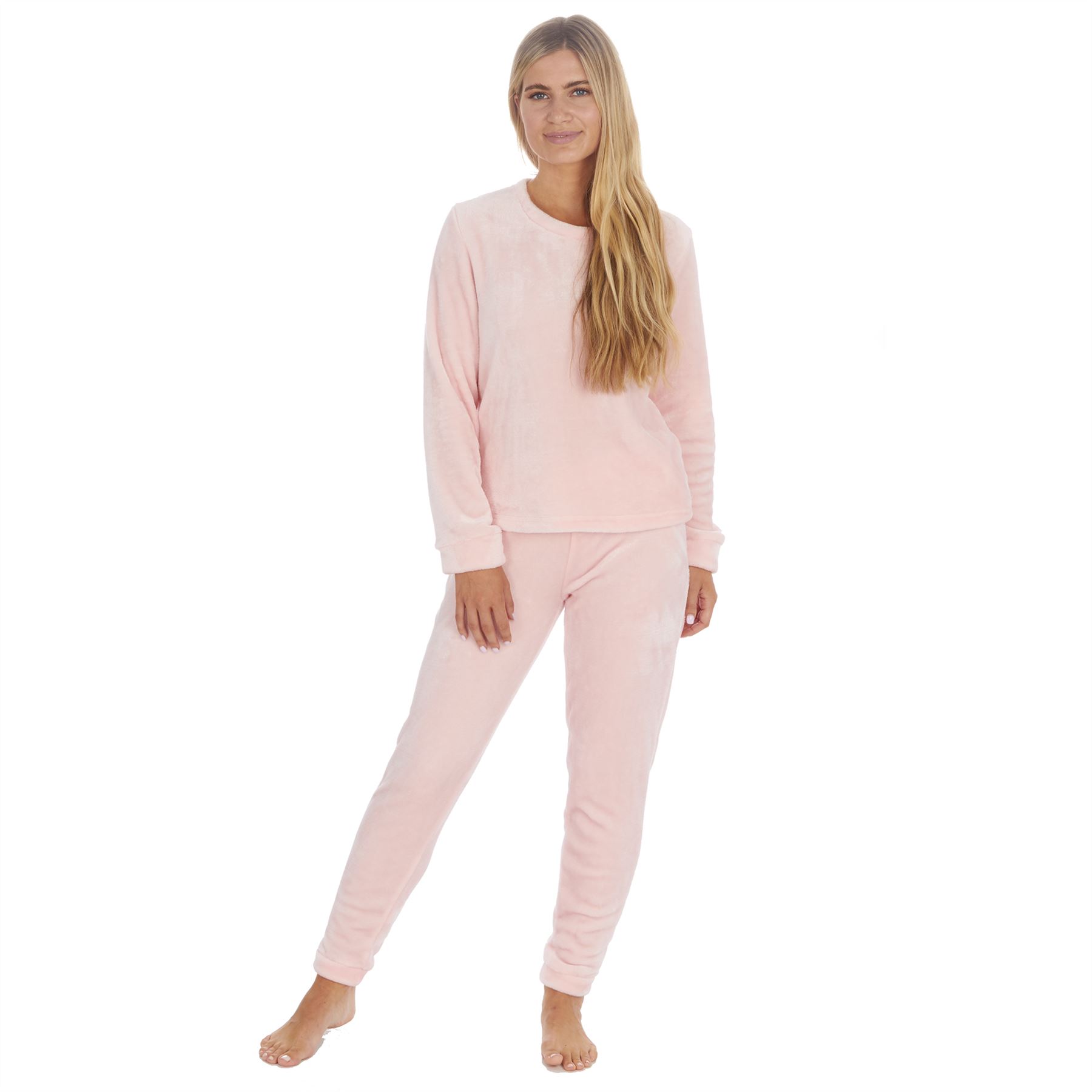 Juego de pijamas de lana de franela brillante para mujer/damas talla 8-22 - Imagen 42 de 49