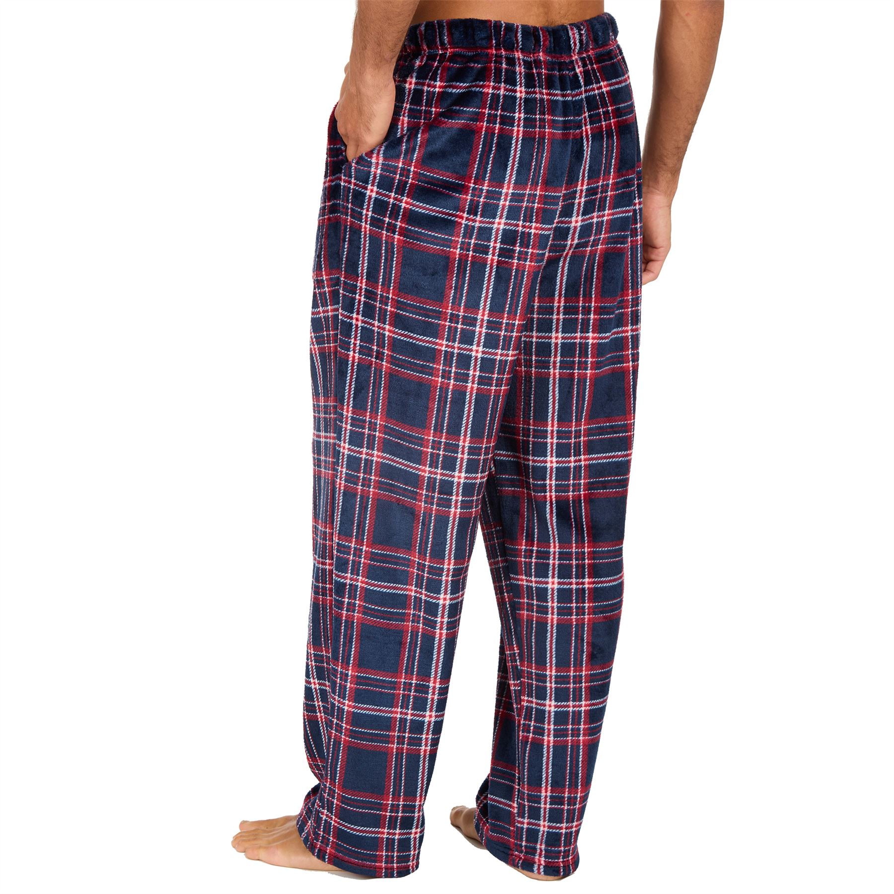 Pantalones de salón de lana para hombre Pantalones de pijama Pijamas Juegos Cuadros Talla S-XXL - Imagen 38 de 41
