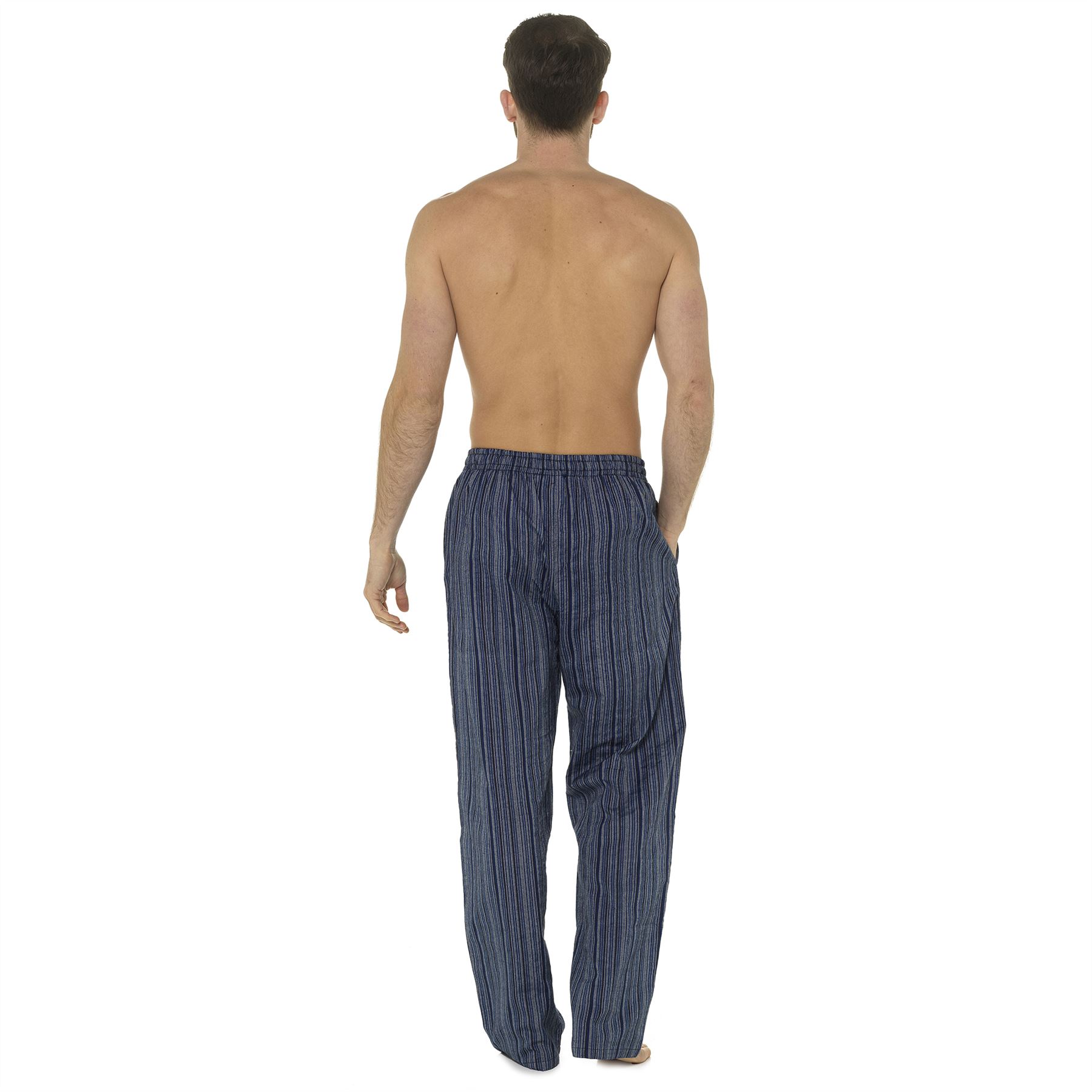 Pantalones de salón ligeros tejidos de polialgodón para hombre talla M-XXL - Imagen 5 de 5
