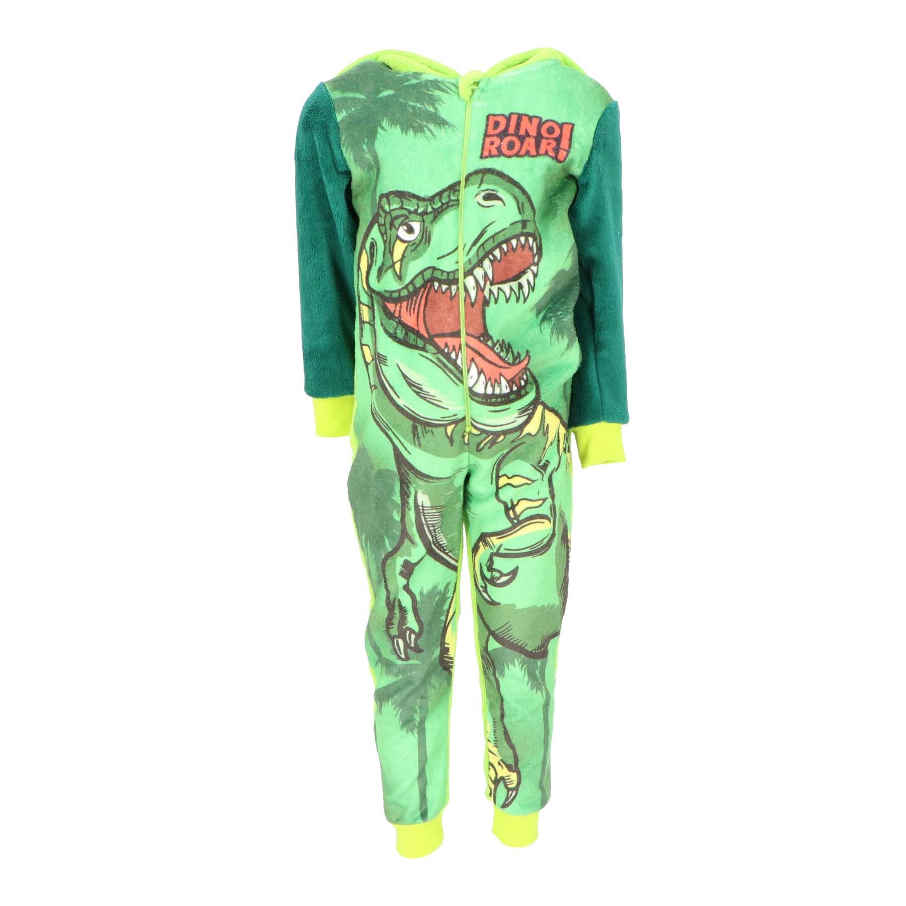 Kids All In One Fleece Pyjamas Girls/Boys Childrens Jumpsuit 2-13 Years - Picture 36 of 53