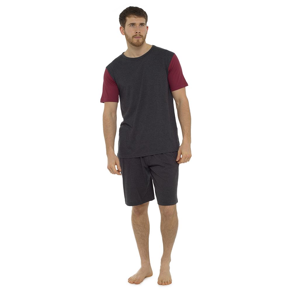 Mens Boys Cotton Pyjamas Short/Long Sleeve Nightwear Pyjama Set PJs Size M-XXL - Picture 19 of 29
