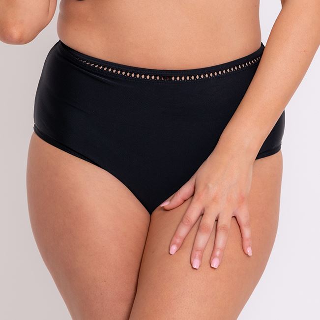 Traje de baño curvilíneo Kate primera clase cintura alta bikini corto/inferior CS020505 - Imagen 4 de 7