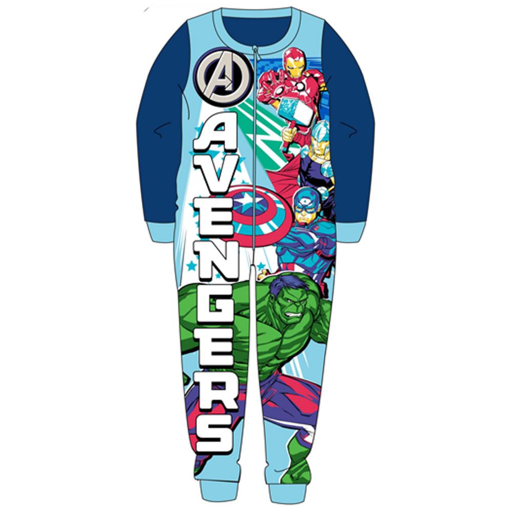 Kids Fleece All in One Boys Girls Character Childrens Pyjamas Age 1-10 Years