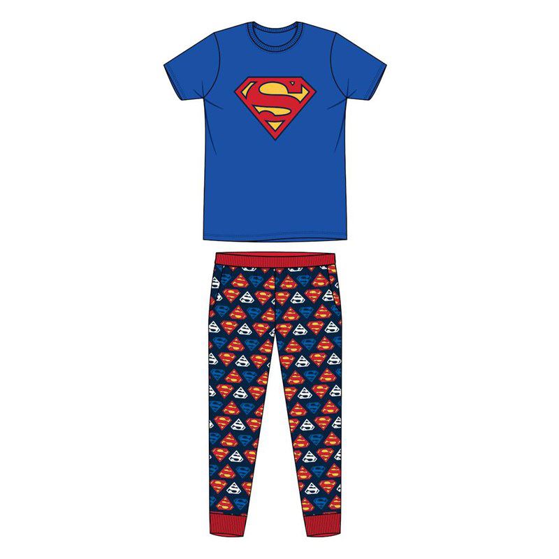 Mens/Boys Character Pyjamas PJ Set Jersey Cotton Size S,M,L,XL eBay