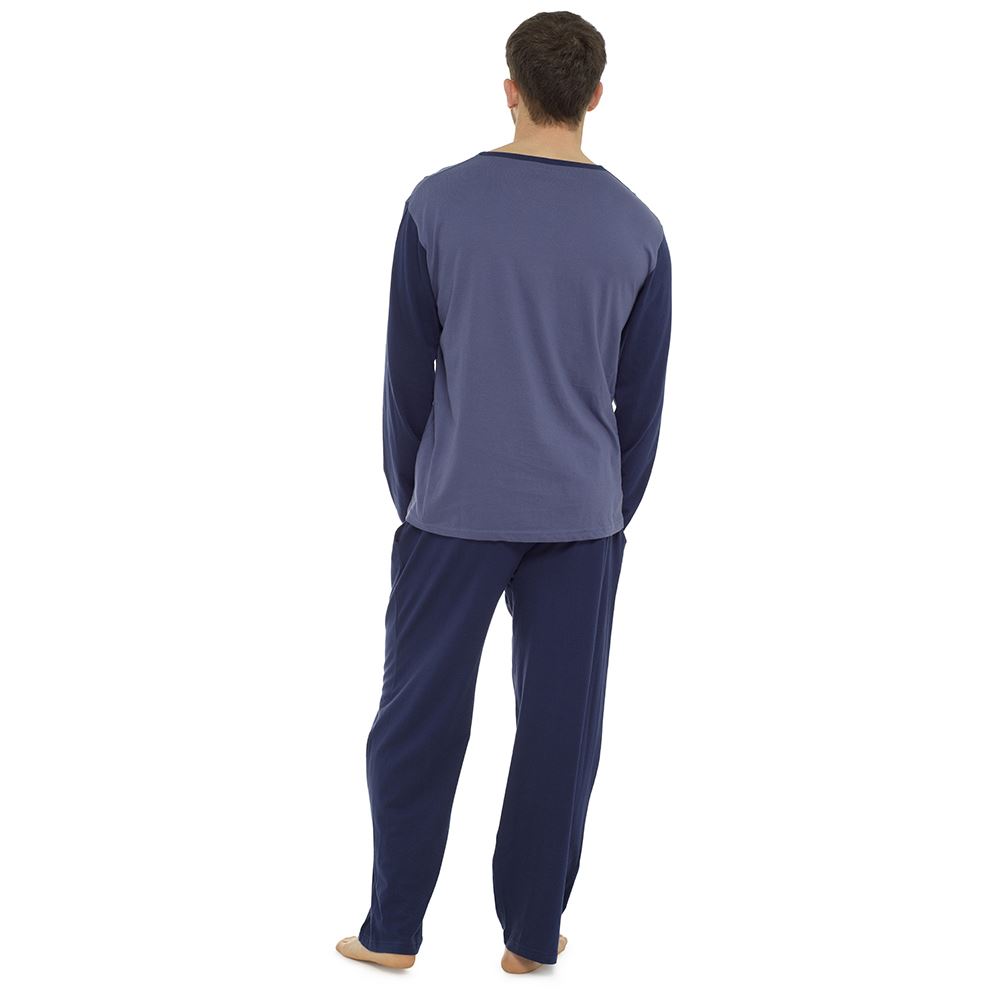 Mens Boys Cotton Pyjamas Short/Long Sleeve Nightwear Pyjama Set PJs Size M-XXL - Picture 26 of 29