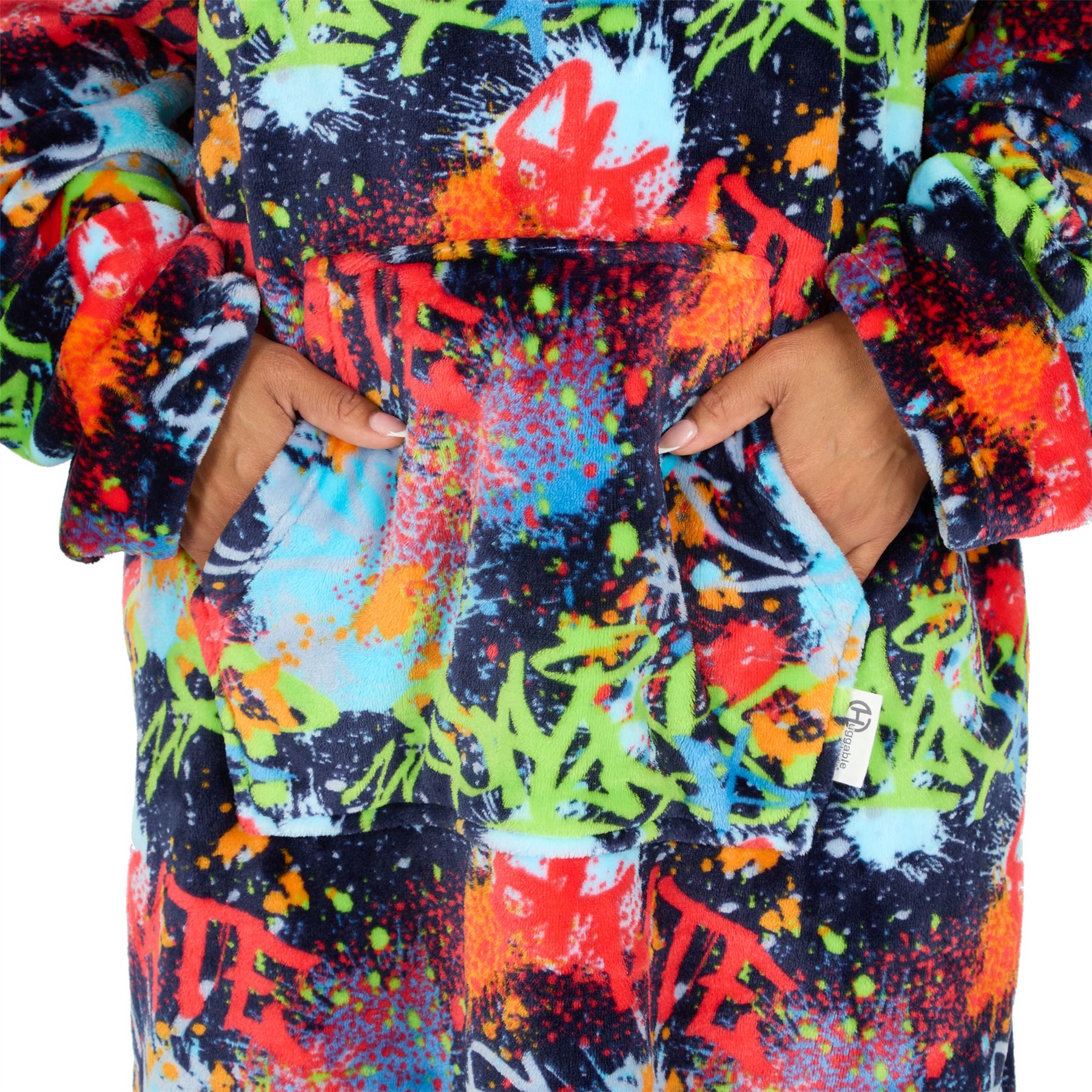Hombres Mujeres Sudadera con Capucha de Gran Tamaño Polar Manta con Capucha Adulto Juego Jugador Bata Camuflada - Imagen 44 de 48