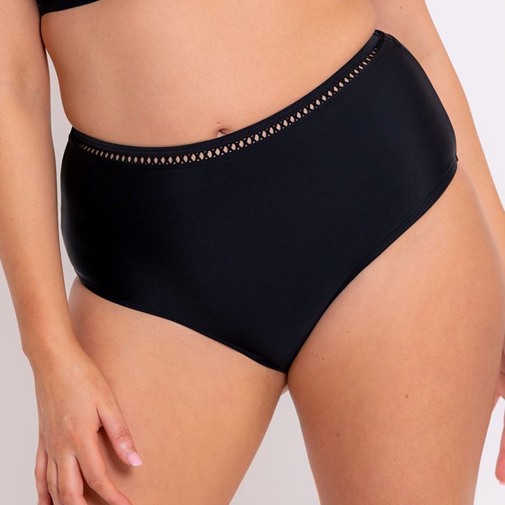 Traje de baño curvilíneo Kate primera clase cintura alta bikini corto/inferior CS020505 - Imagen 5 de 7