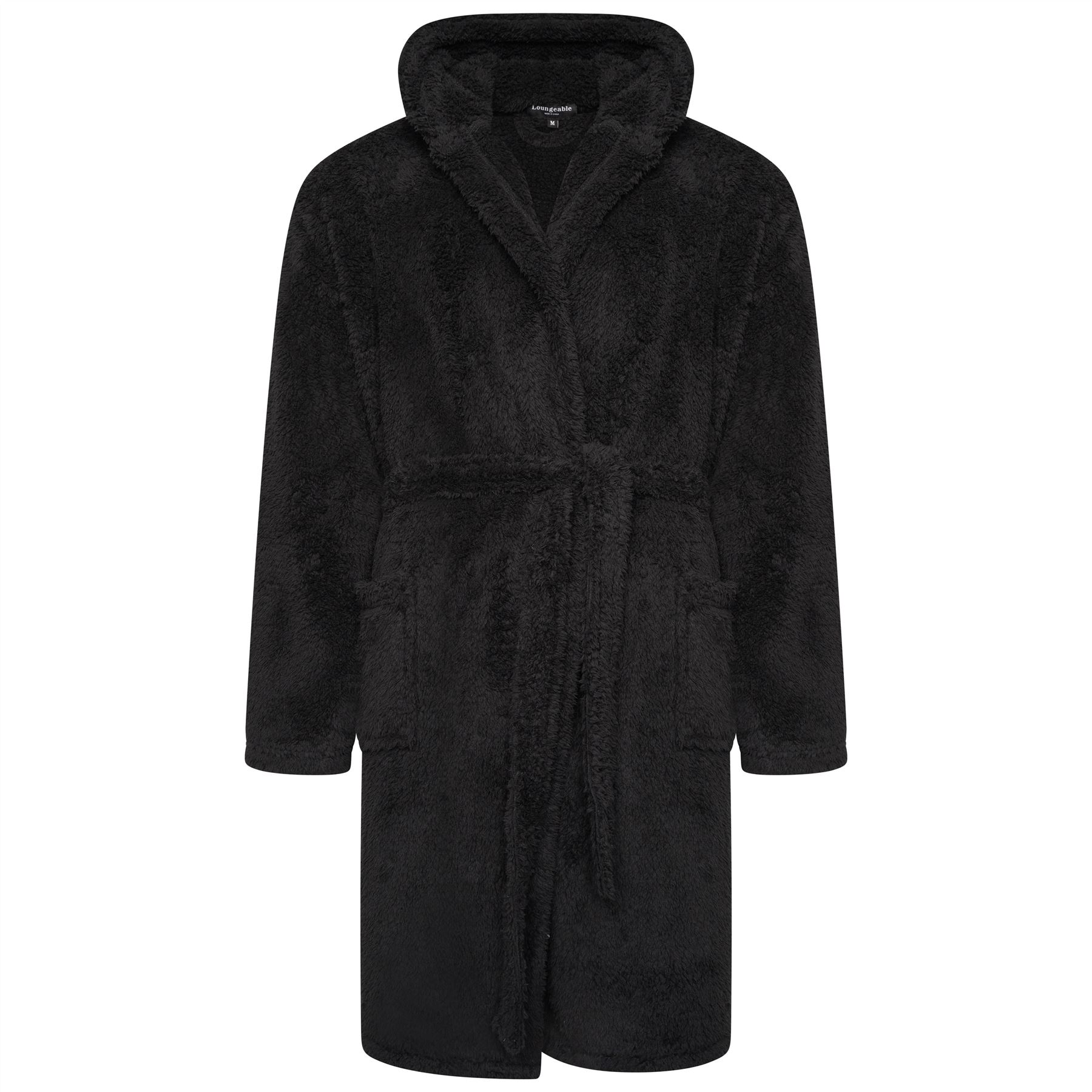 Mens Dressing Gown Luxury Fleece Robe Bathrobe M, L, XL, XXL, 3XL, 4XL