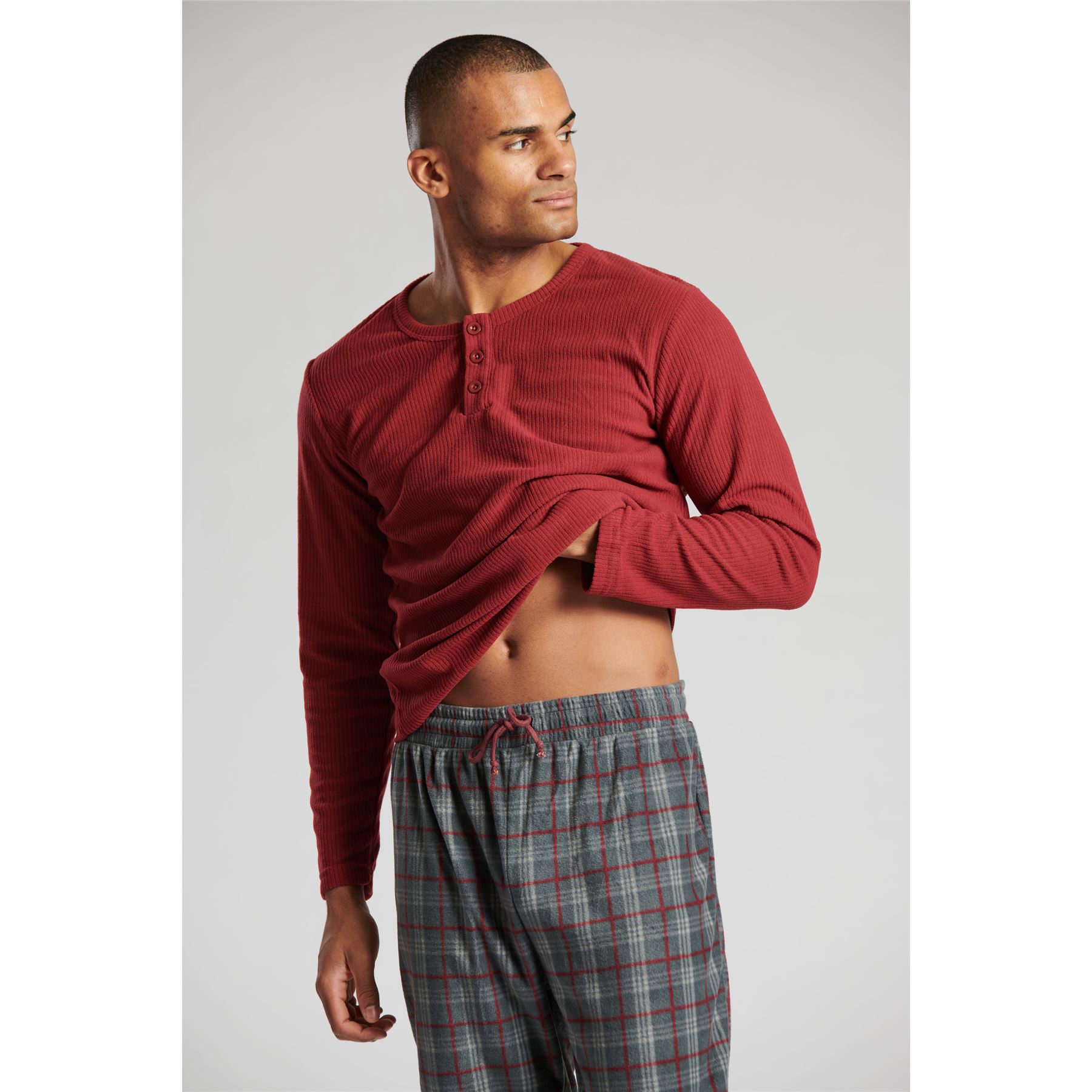 Pijamas térmicos de lana para hombre niños PJ conjunto invierno mediano grande XL XXL - Imagen 14 de 44