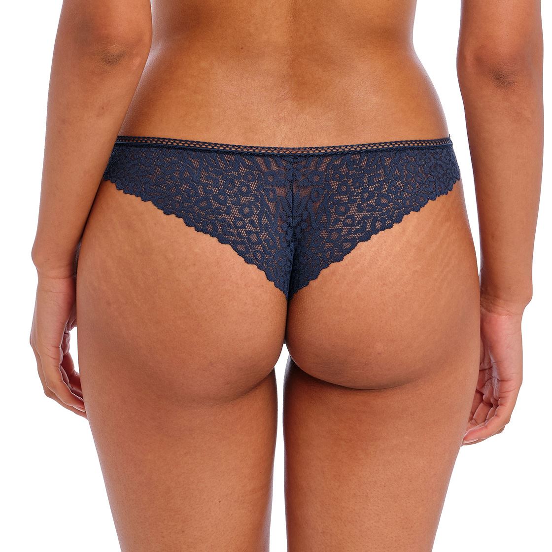 Freya Lingerie Catwalk Brazilian Brief/Knickers Midnight Blue 402271 - Picture 5 of 6