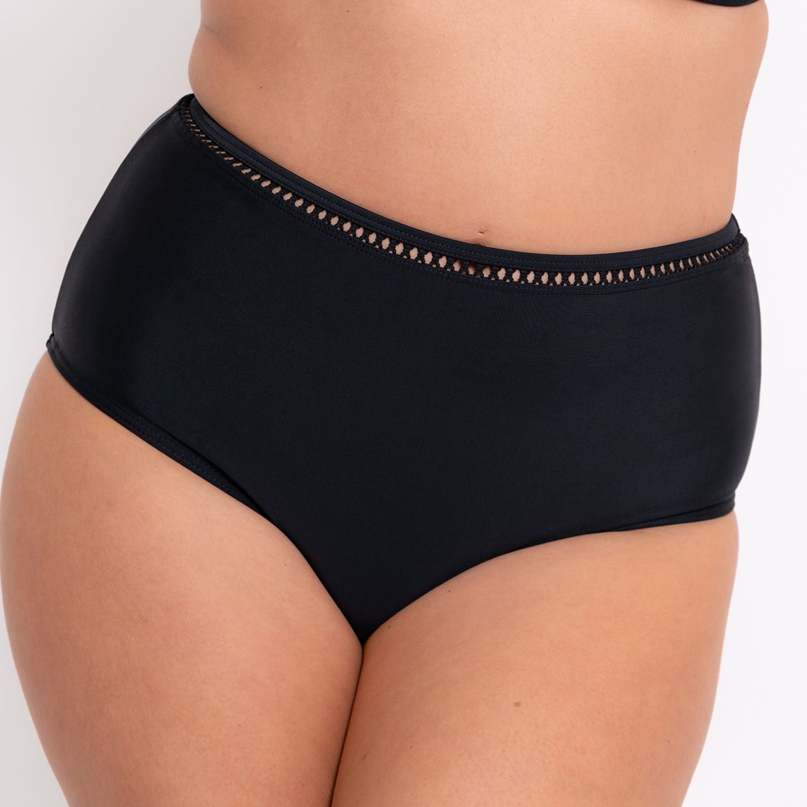 Traje de baño curvilíneo Kate primera clase cintura alta bikini corto/inferior CS020505 - Imagen 2 de 7