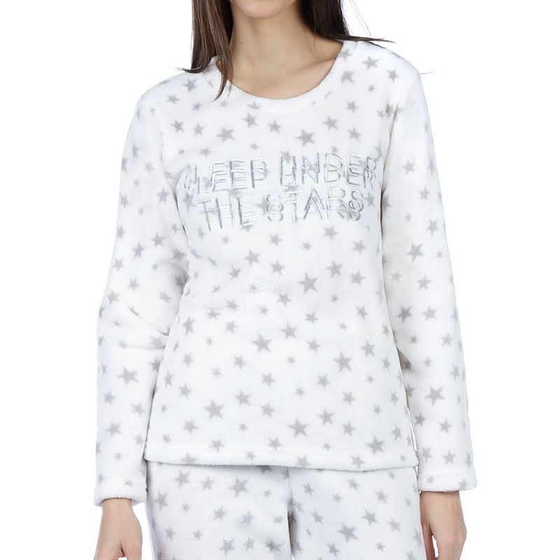 Womens/Ladies Fleece Thermal Pyjamas Pyjama PJs Winter Nightwear Set Size 8-22 | eBay