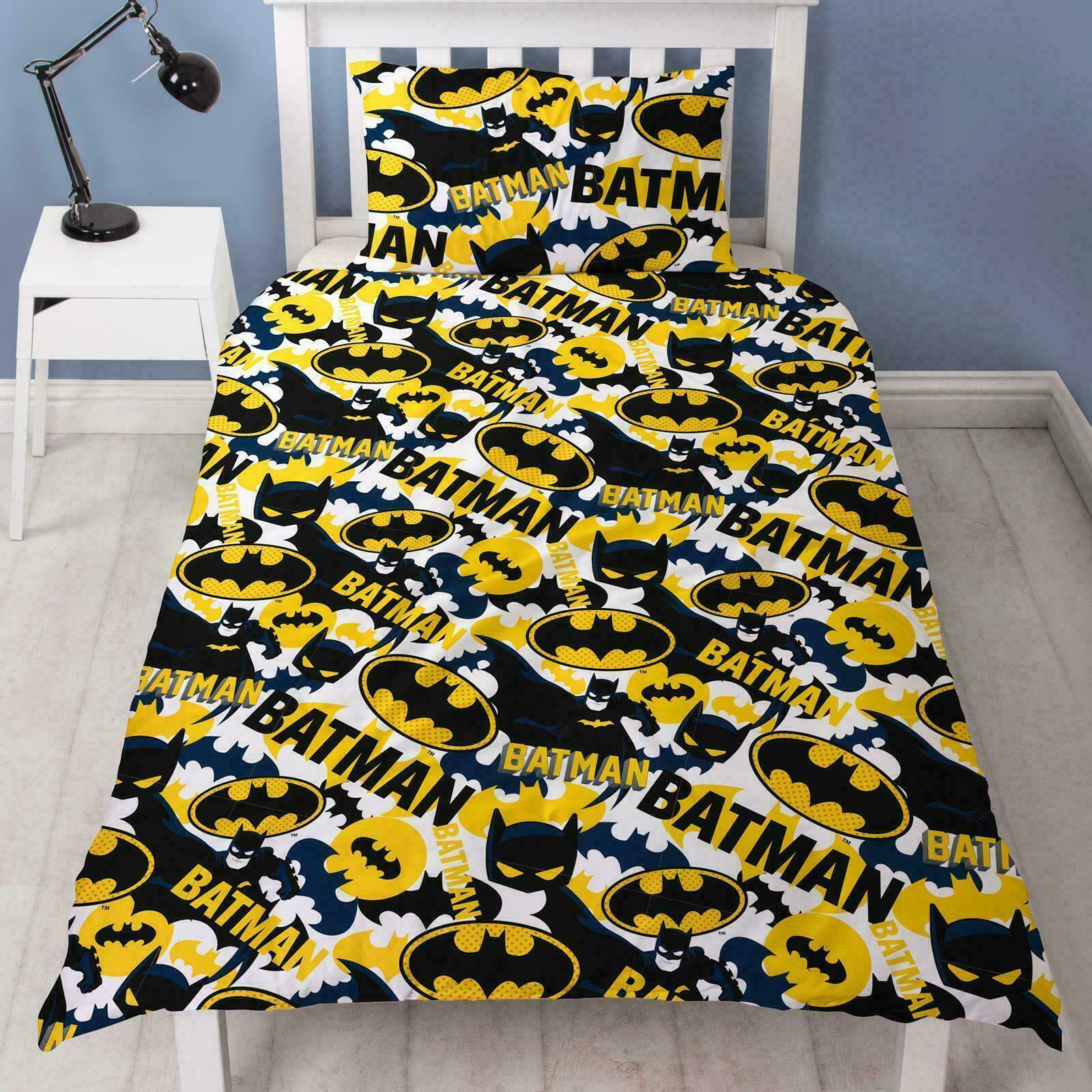 Boys Girls Duvet Set Kids Quilt Cover Childrens Character Bedding Set - Picture 16 of 63
