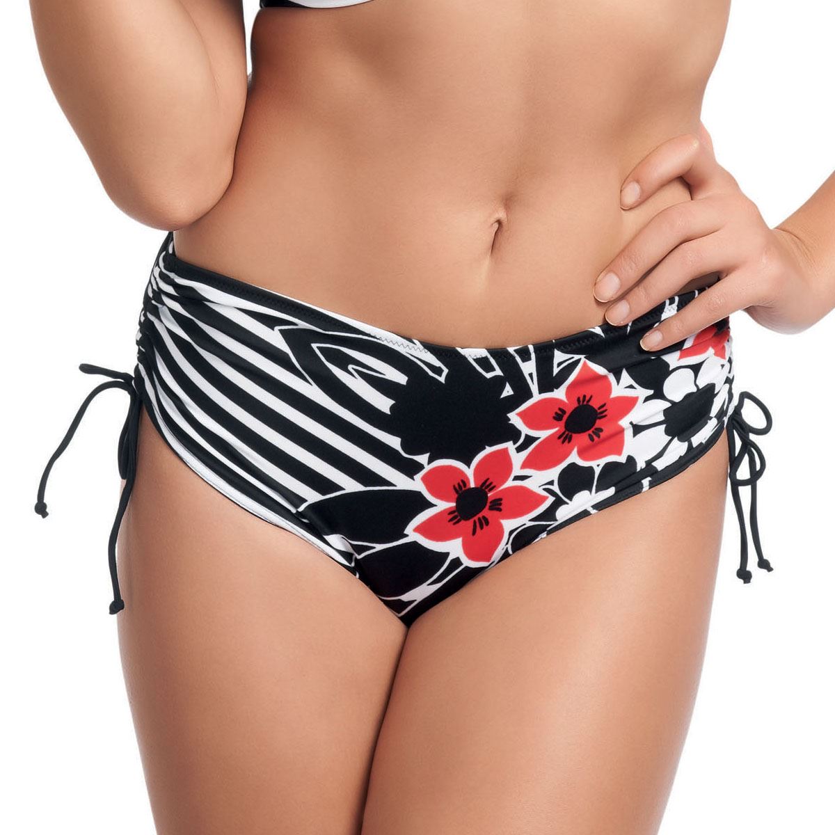 Fantasie Genoa Adjustable Leg Bikini Short/Bottoms 5836 Black
