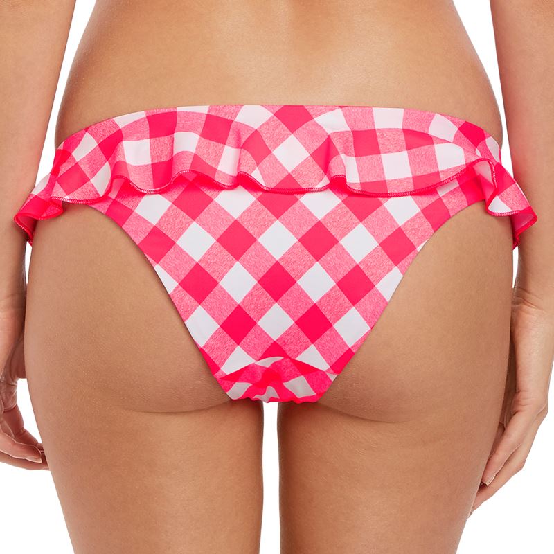 Freya Swimwear Totally Check Italini Bikini Brief/Bottoms Tropical Punch 2927 - Picture 5 of 6
