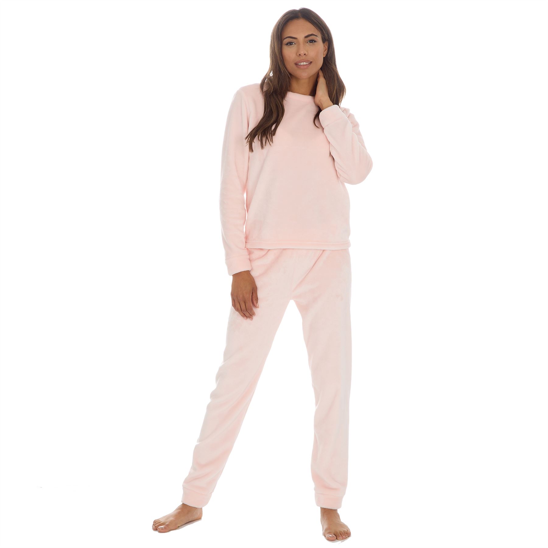 Juego de pijamas de lana de franela brillante para mujer/damas talla 8-22 - Imagen 38 de 49