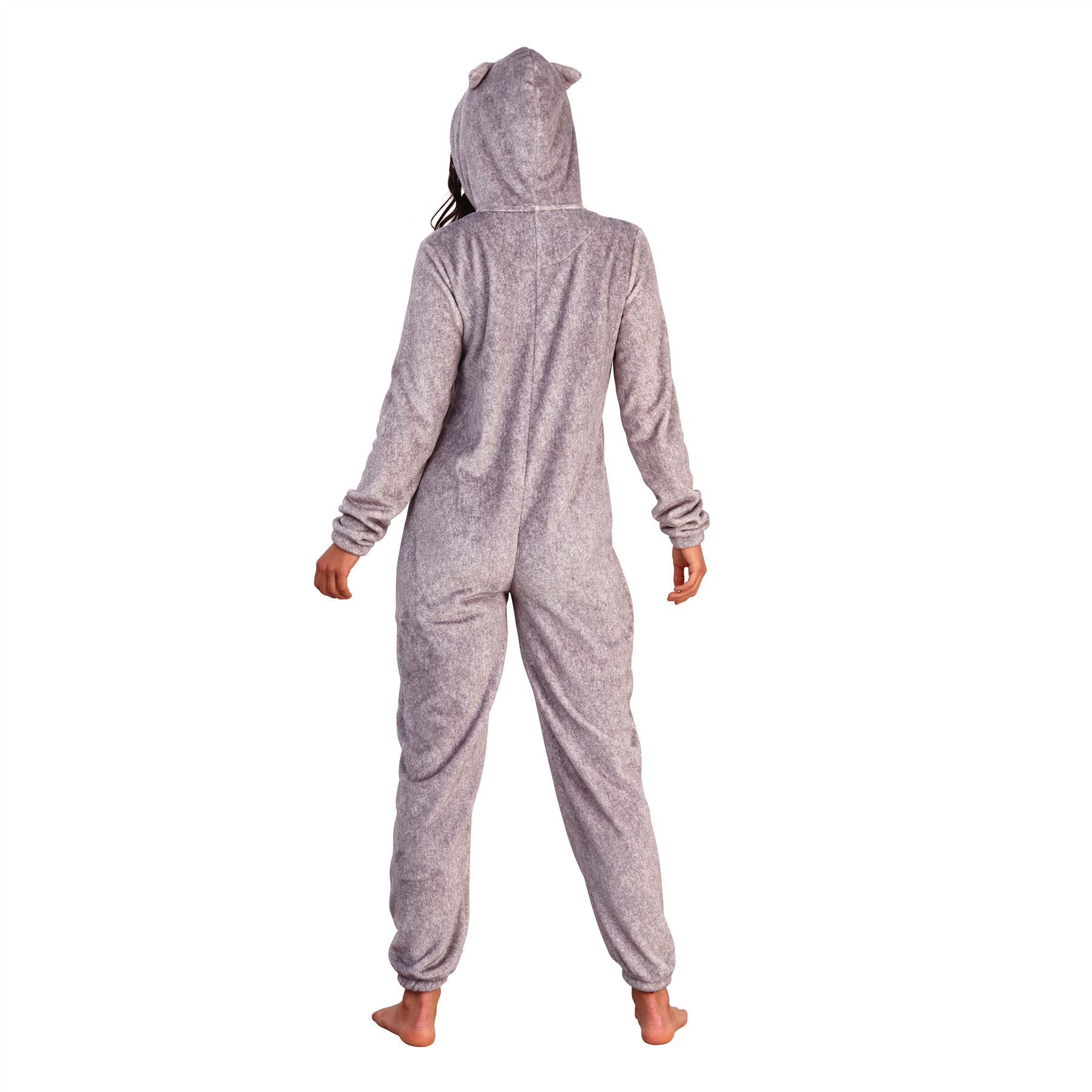 Combinaison Pyjama Renne - Polaire Douce Avec Capuche - Unisexe Adulte/Ado - Chaud Et Confortable - Idée Cadeau