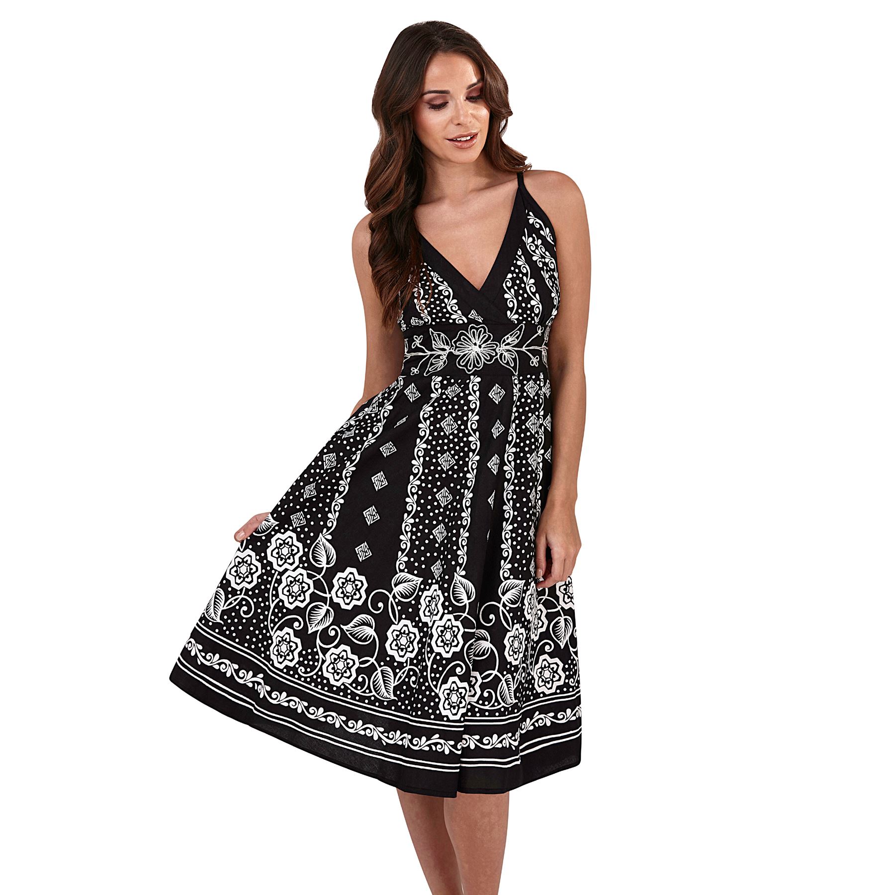 Ladies 100% Cotton Summer Beach Sun Dress Size 8 10 12 14 16 18 20 22 NEW | eBay