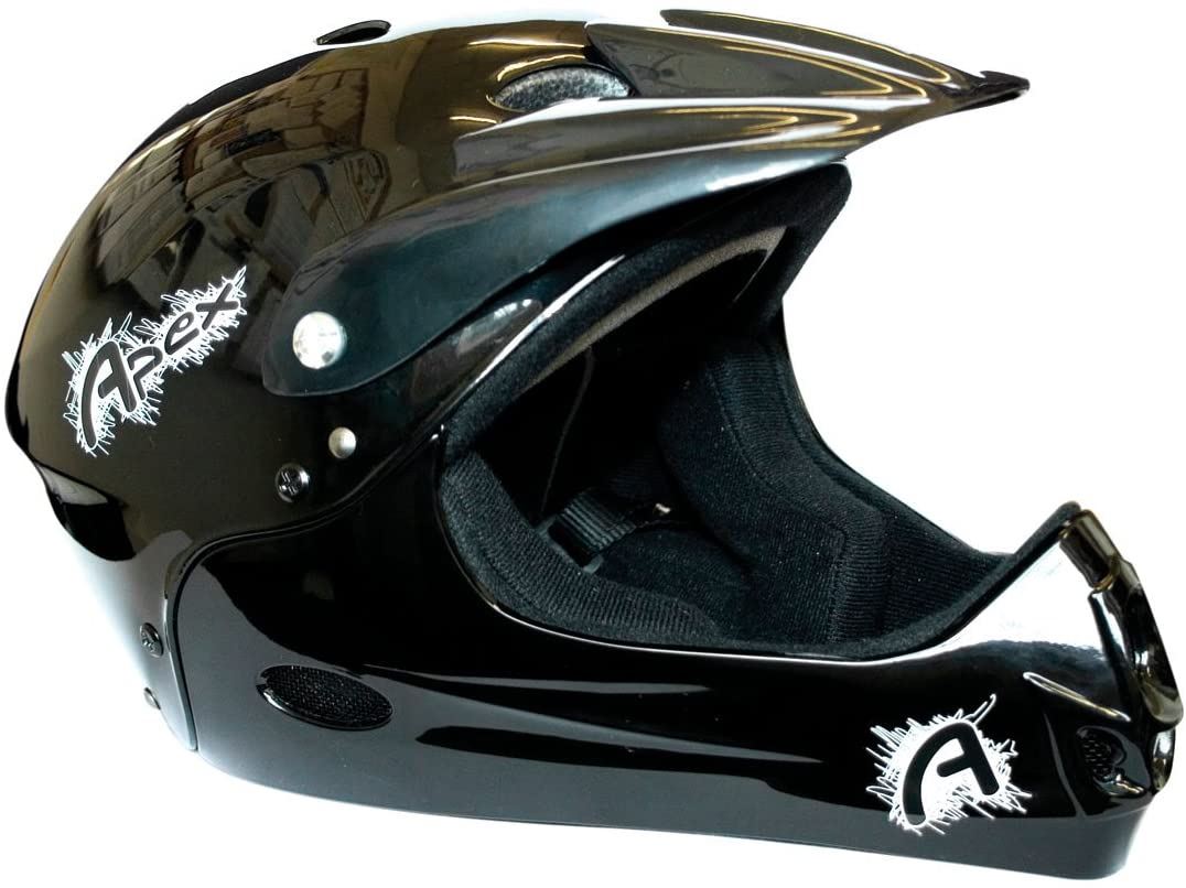 ETC Full Face BMX Helmet Black 5458cm eBay