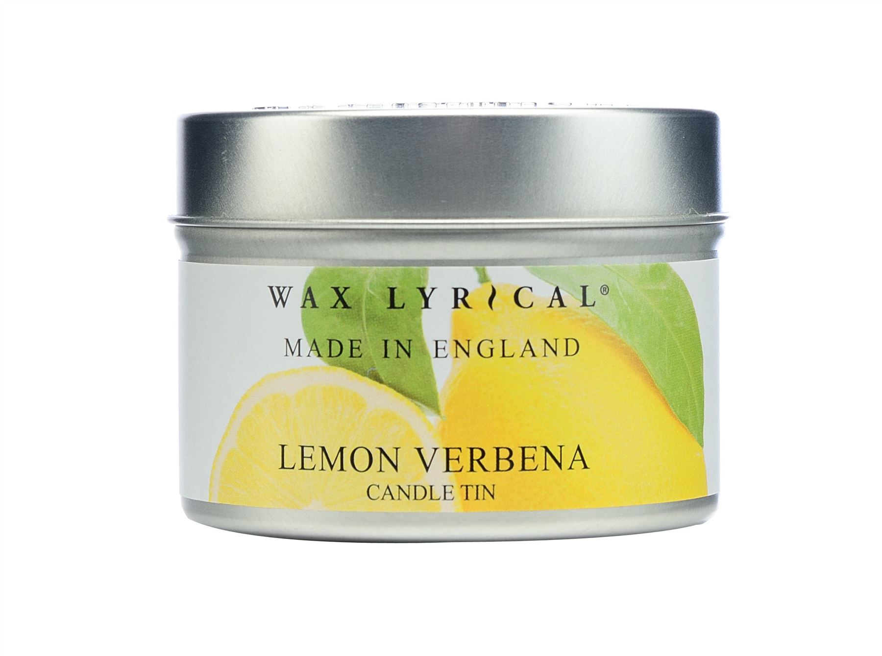 Wax Lyrical Scented Candle Filled Tin Made In England Lemon Verbena