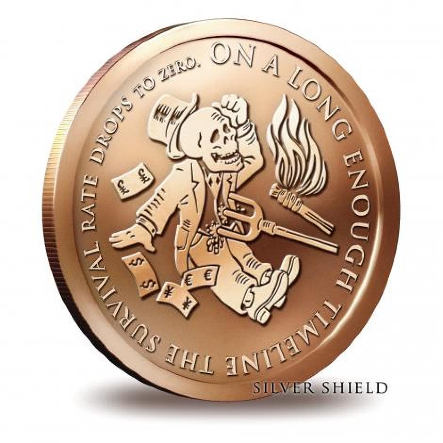 2016 1OZ COPPER ROUND End of the Line