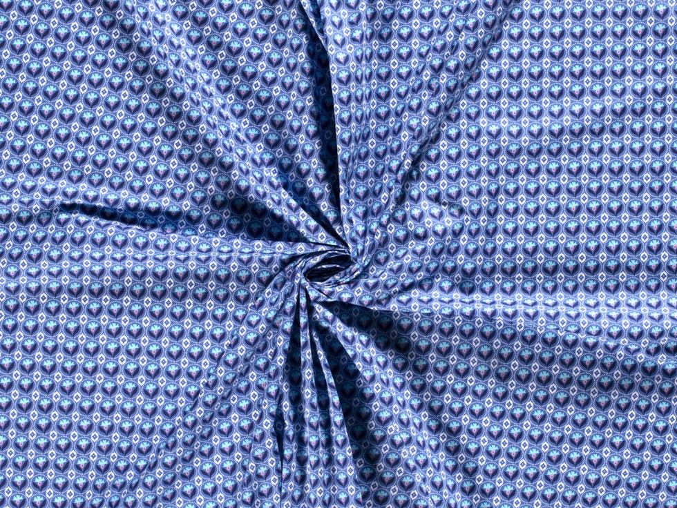 100% Cotton Poplin Fabric Cobalt
 