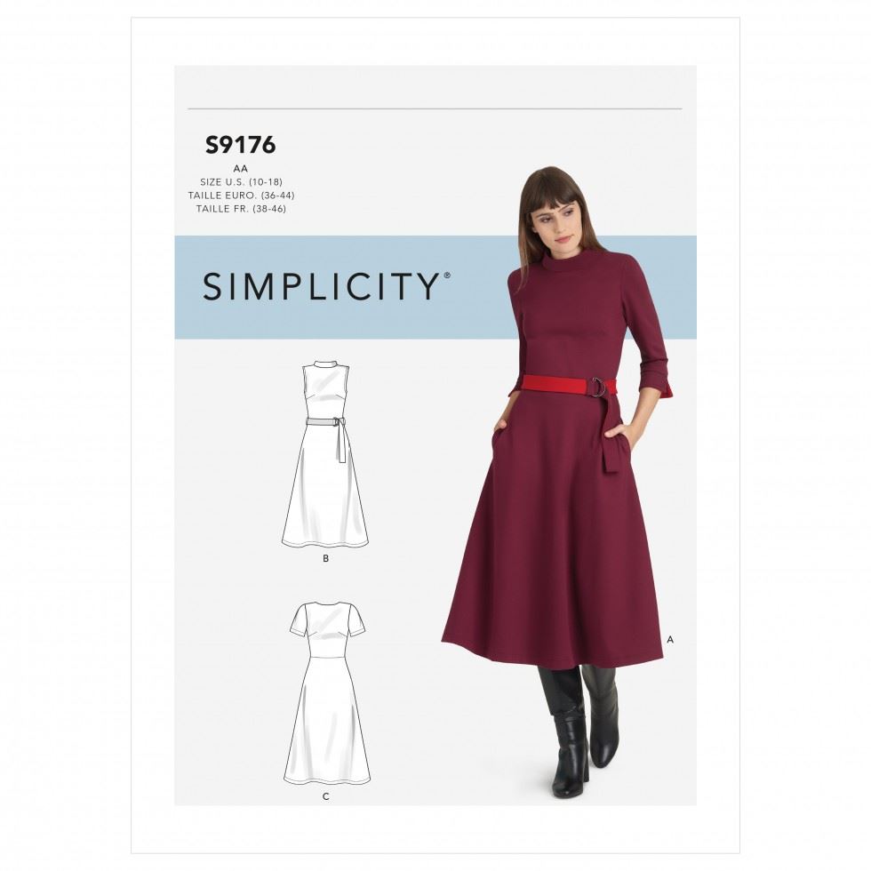 Simplicity Women’s Dress Sewing Pattern S9176 (20-28) : 20-28W - Image 3