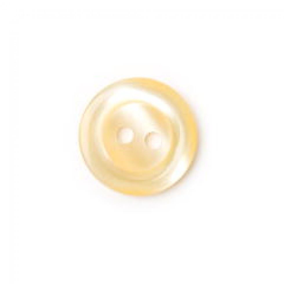 Crendon Round Pearlised Buttons (Value Pack) Cream