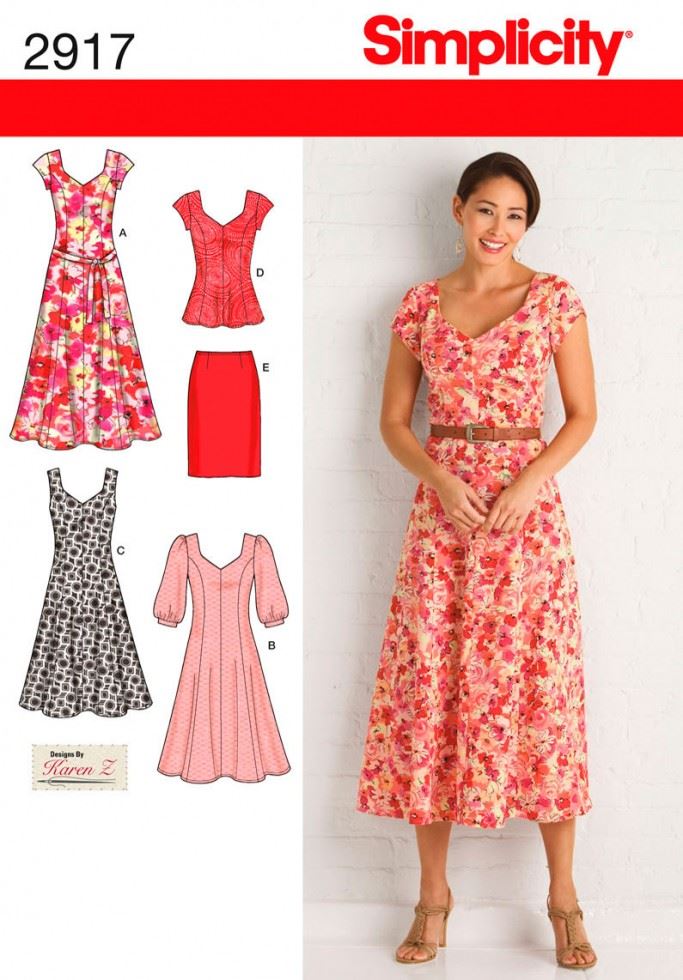 Minerva Sewing Pattern 2917 Simplicity Simplicity-2917-Bb