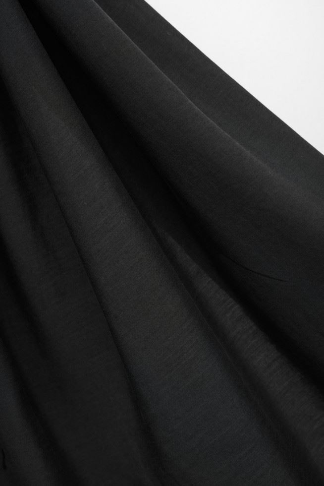 Meet Milk Black Vida Tencel Lyocell Voile Fabric