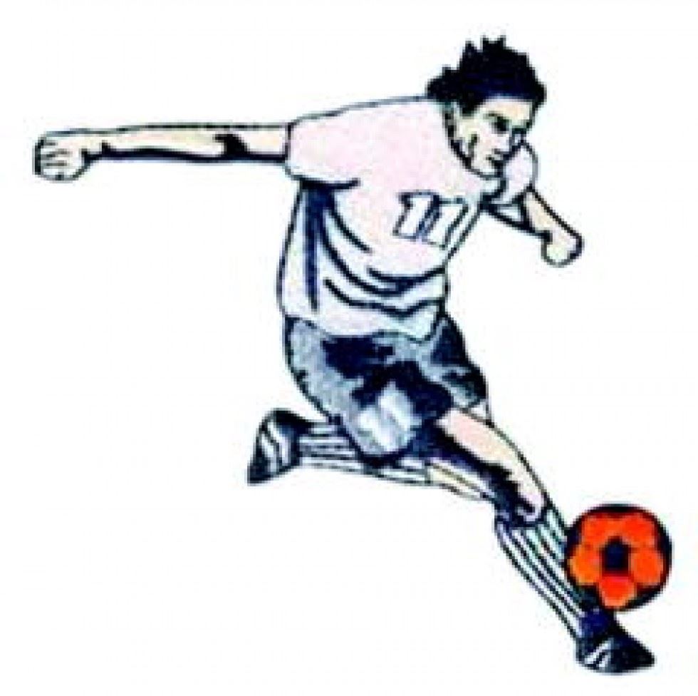 Craft Factory Patch Motif Football Player
 