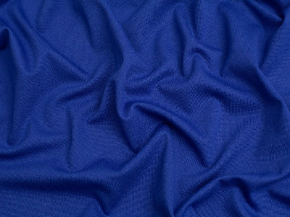 Minerva Core Range Stable Ponte Roma Double Stretch Knit Fabric Cobalt Blue
 