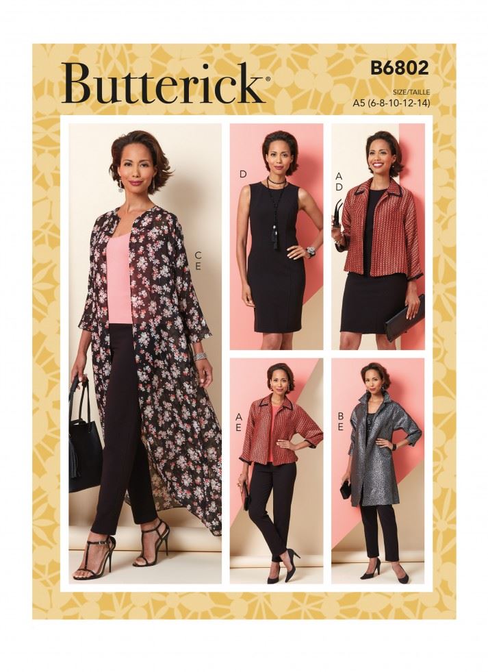 Butterick Sewing Pattern 6802