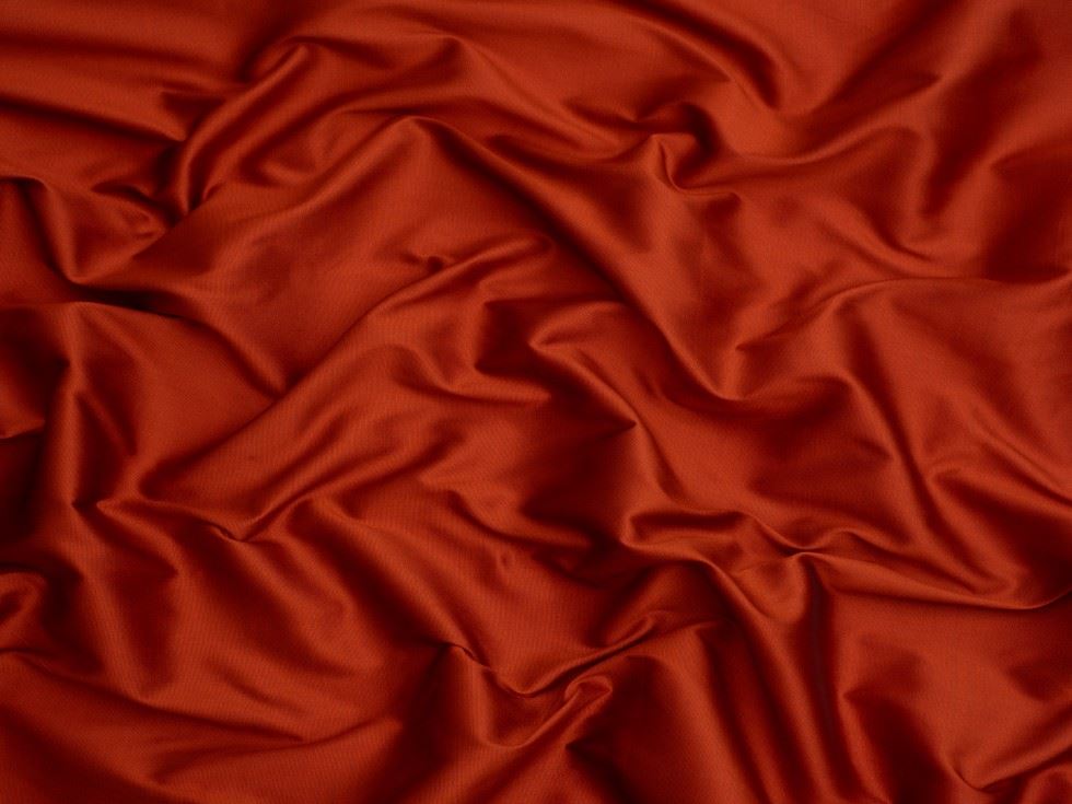 Minerva Core Range Ginger Faux Silk Effect Taffeta Fabric