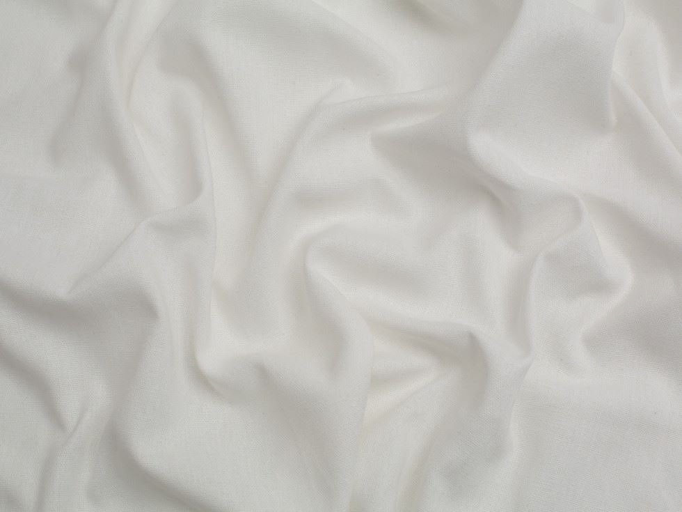 Minerva Core Range Soft Viscose Linen Blend Fabric Ivory
 