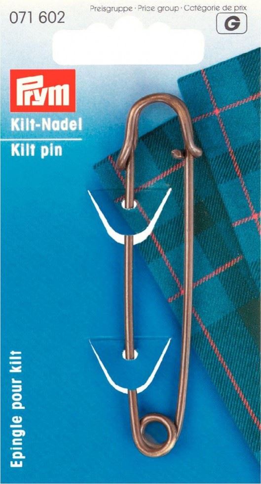 Prym Kilt Pins Antique Brass
 