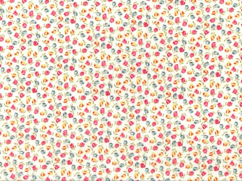 Rose And Hubble Ivory 100% Cotton Poplin Fabric