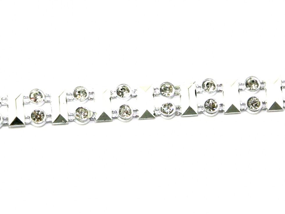 Silver Diamante Trim (Value Roll)