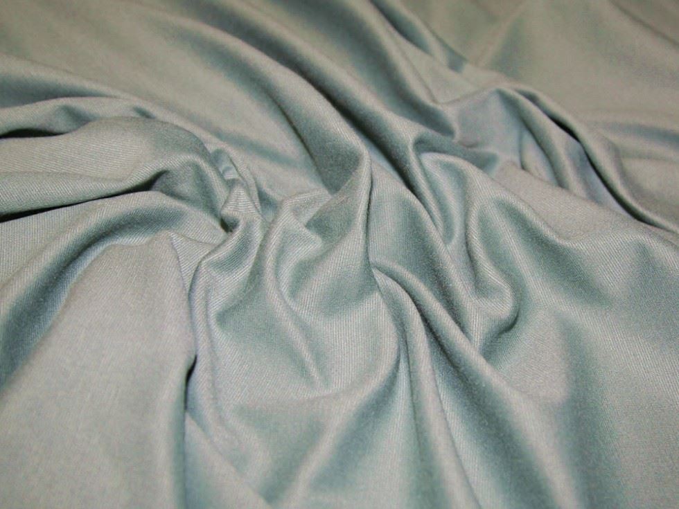 Deadstock Soft Ponte Roma Double Stretch Knit Fabric Slate
 