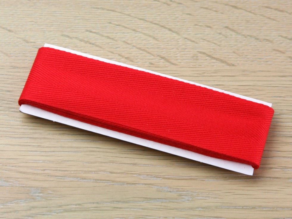 Prym Red Strong Cotton Herringbone Tape