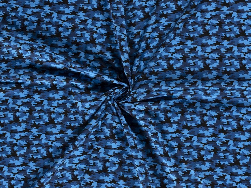 Blue 100% Cotton Poplin Fabric