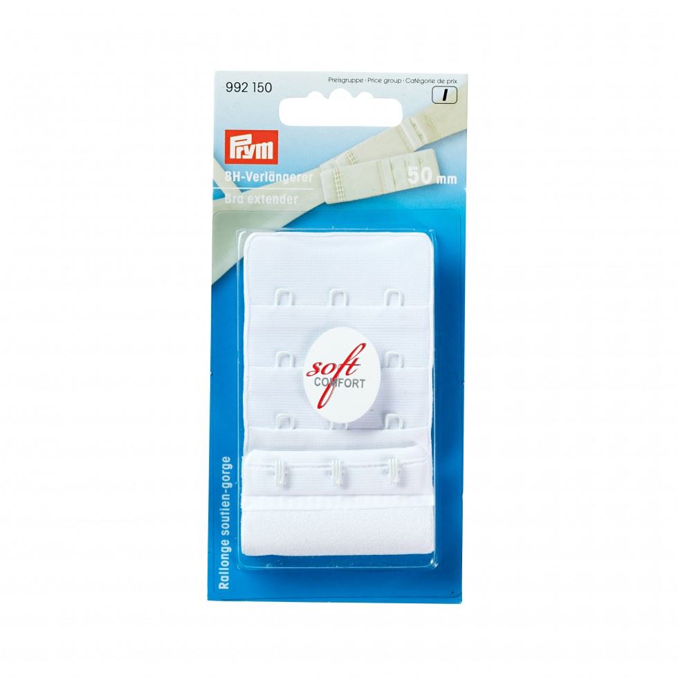 Minerva Bra Extenders White Prym 992150