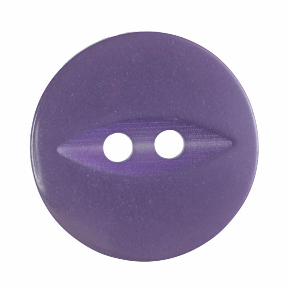 Hemline Lilac Round Fish Eye Buttons