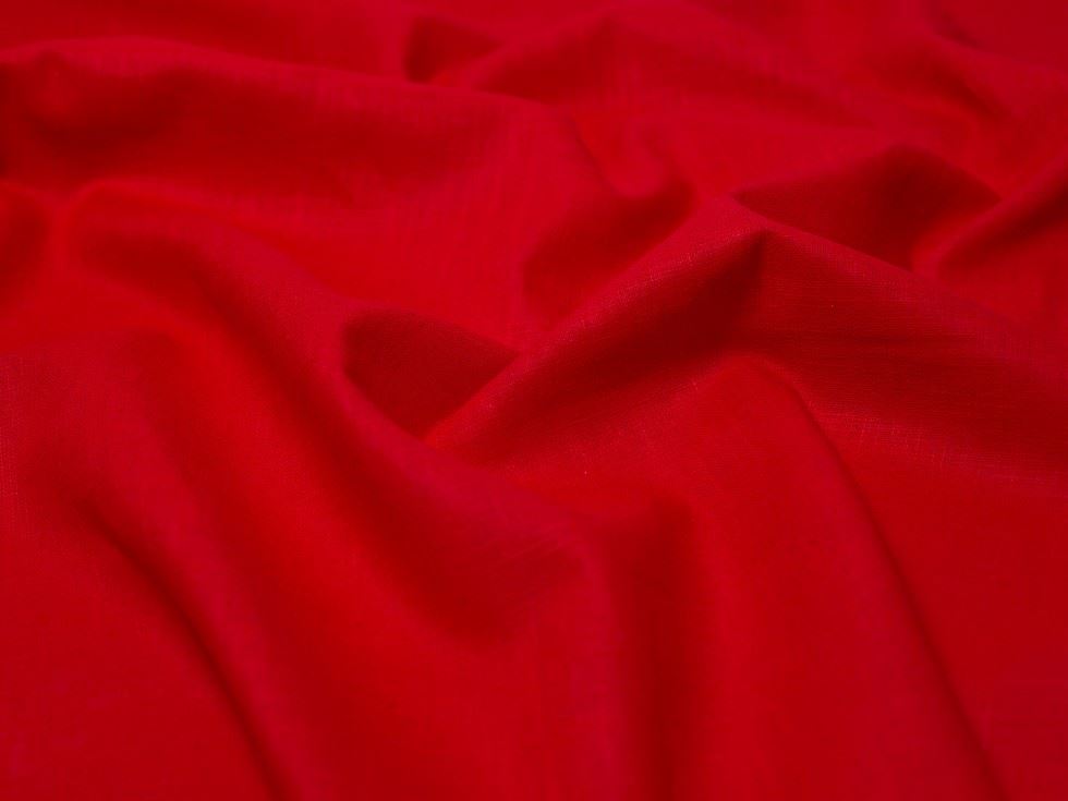 Minerva Core Range Red Mill Washed 100% Linen Fabric