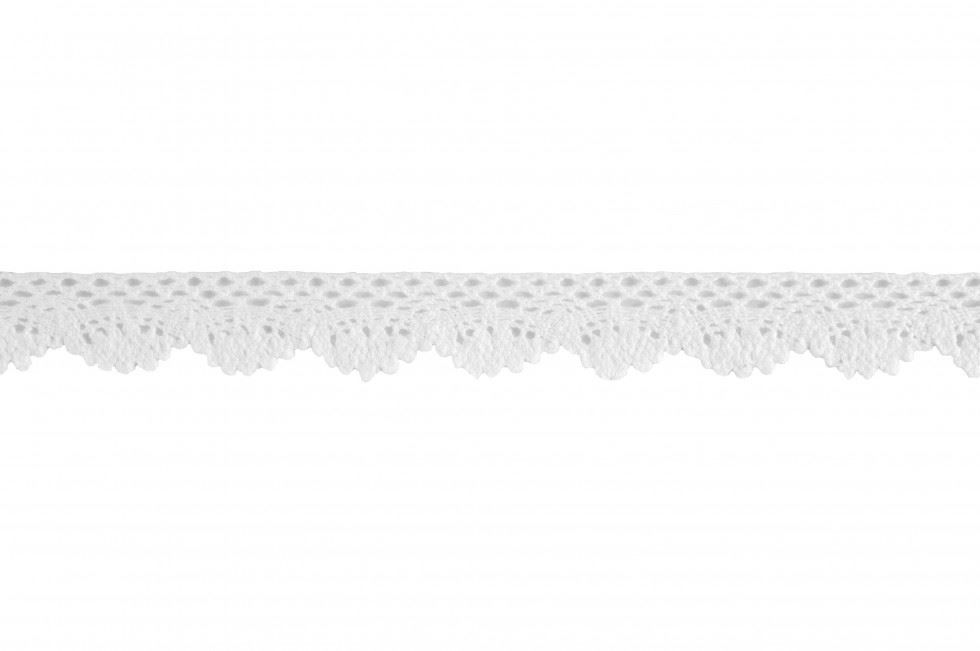 White Cotton Lace Trim